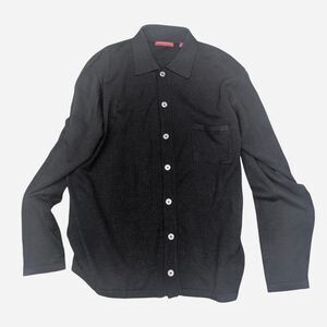 Men's Black silk blend Shirt